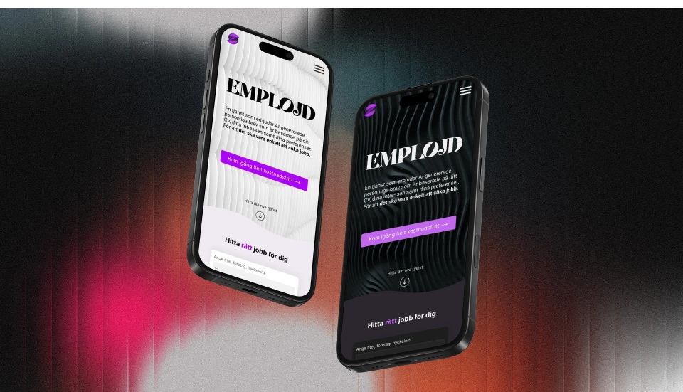 Color Theme Explorations For An AI Cover Letter Generator App